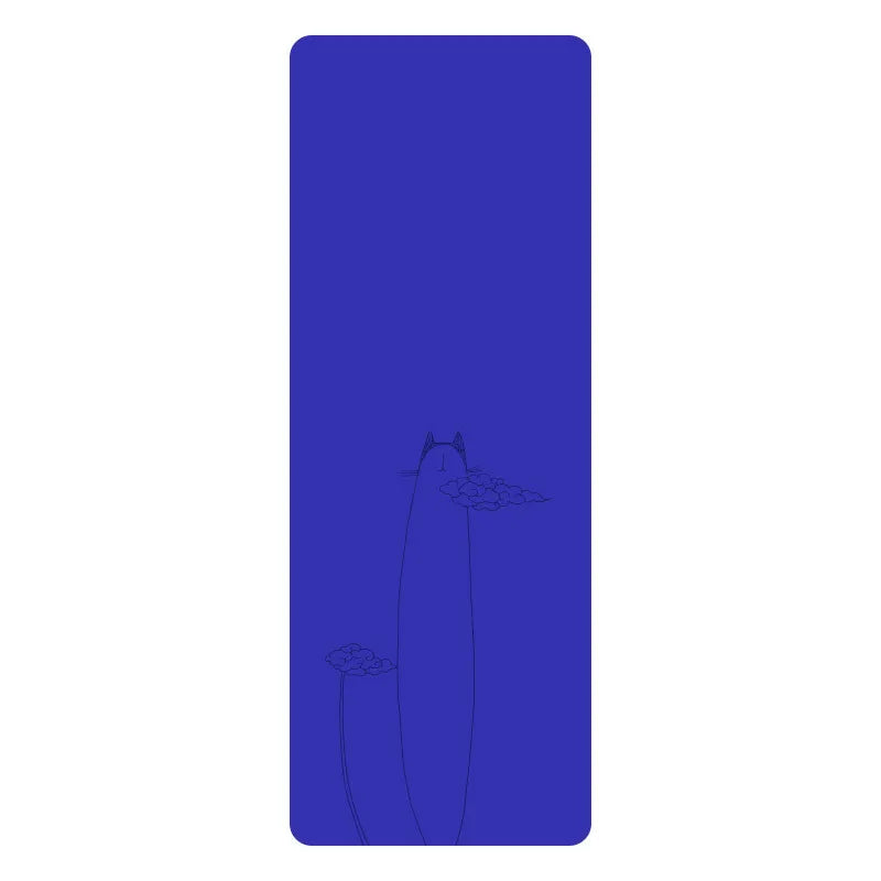 Natural Rubber PU Non-Slip Sweat-Absorbing Yoga Mat, Simple, Sports, Fitness, Shop, Home