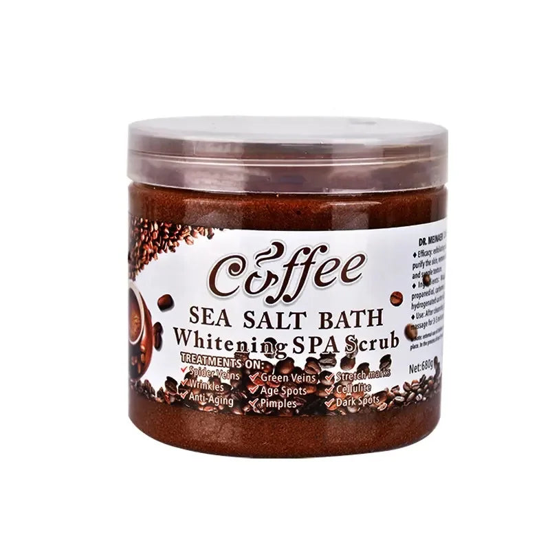 Coffee Body Scrub Exfoliating Salt Cream for Cellulite - 350g Scrubs Treatments Tidesmit