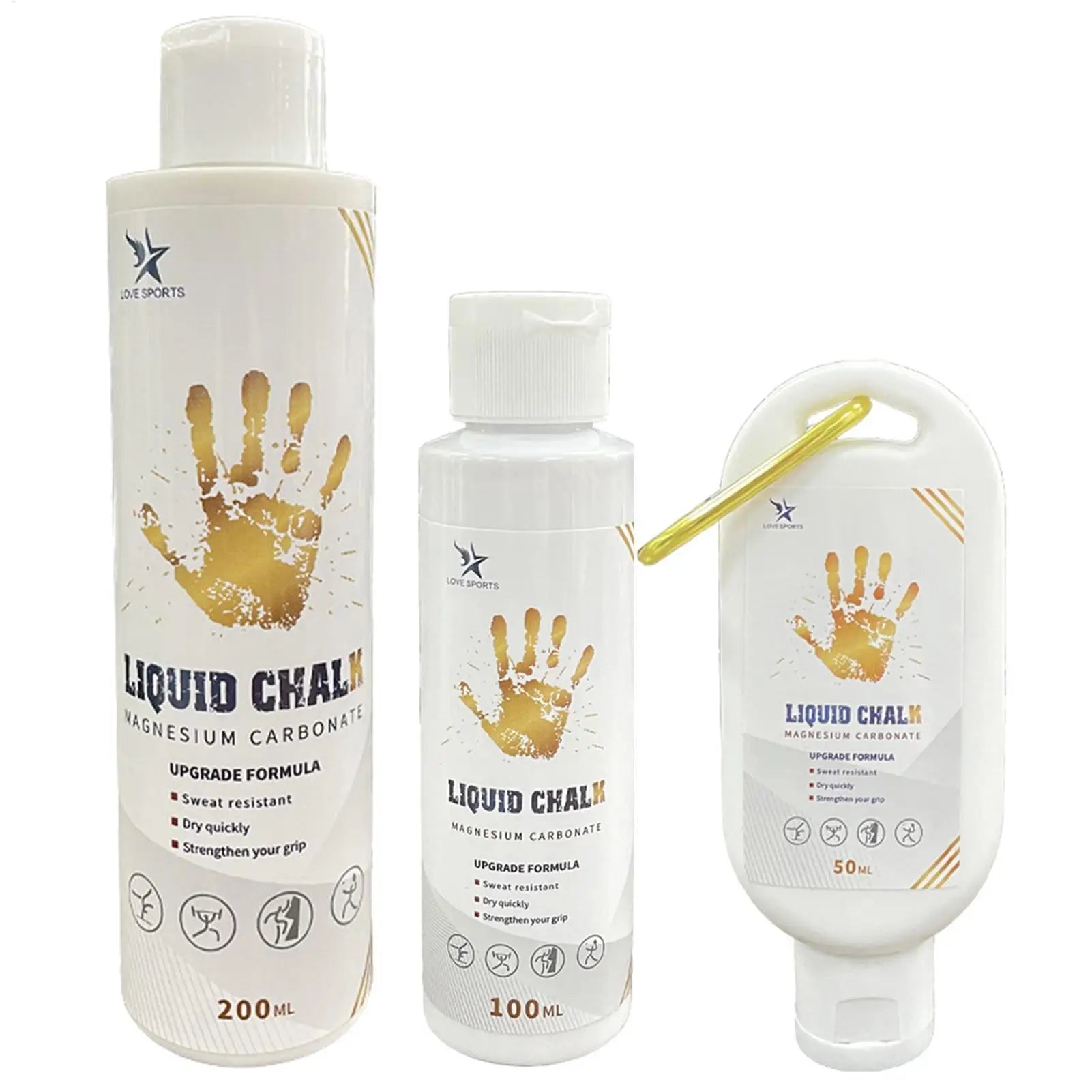 Sports Liquid Magnesium Powder Fitness Lifting Efficient Anti Slip sweat-absorbing Cream Grip Liquid Magnesium For Rock Climbing