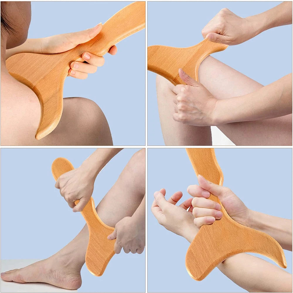 Wood Therapy Massage Tools for Lymphatic Drainage Body Sculpting Body Shaping Massage Equipment Tidesmit