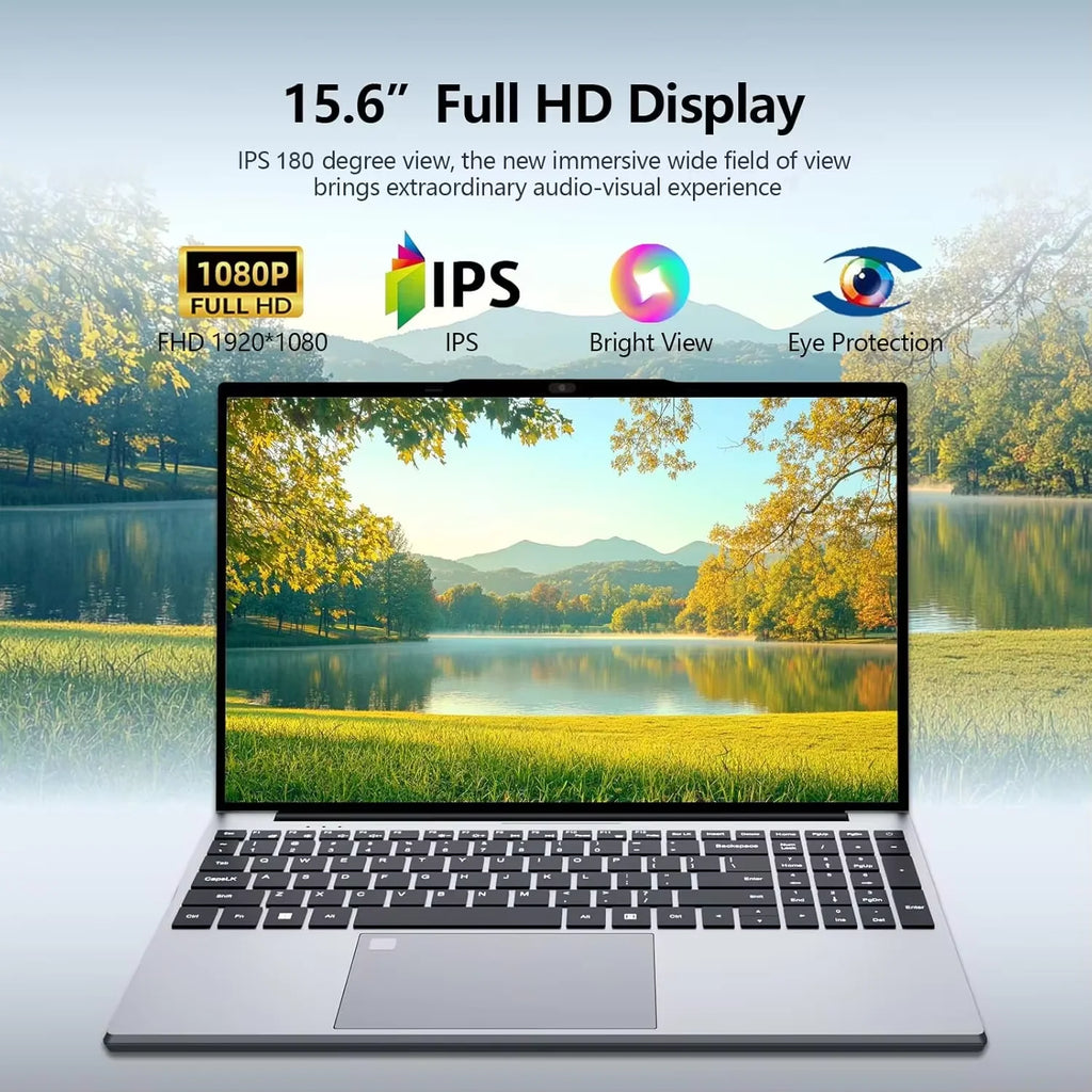 2026 i9 Laptops Windows 11 15.6" Laptop Fingerprint UnIock Intel Core i9-10980HK 16GB RAM 1TB 2TB SSD Office Gaming i9 Notebook