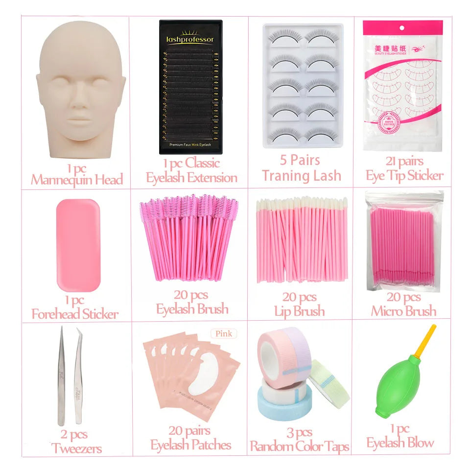 Tidesmit mannequin training head with removable eyelids for eyelash extension and face makeup practice detail view