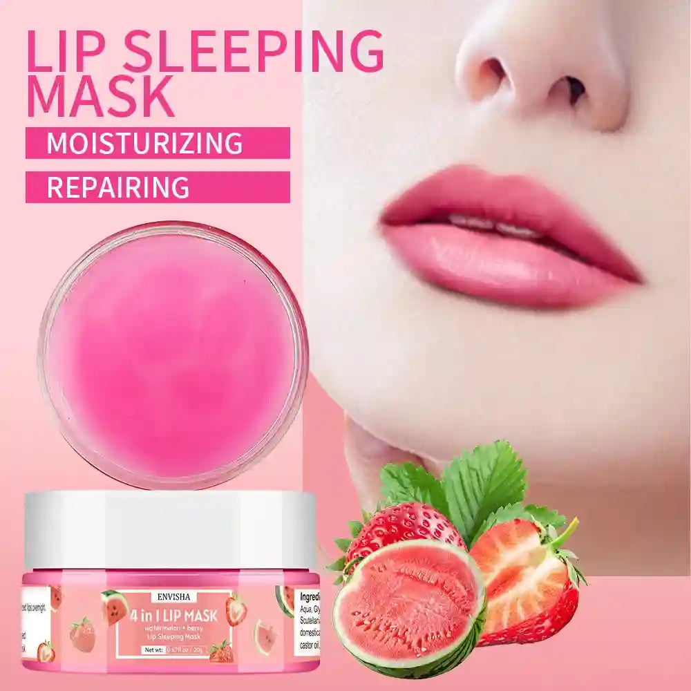 Exfoliating Lip Mask and Scrub Set - Nourishing Lip Care Treatment Lip Care Tidesmit