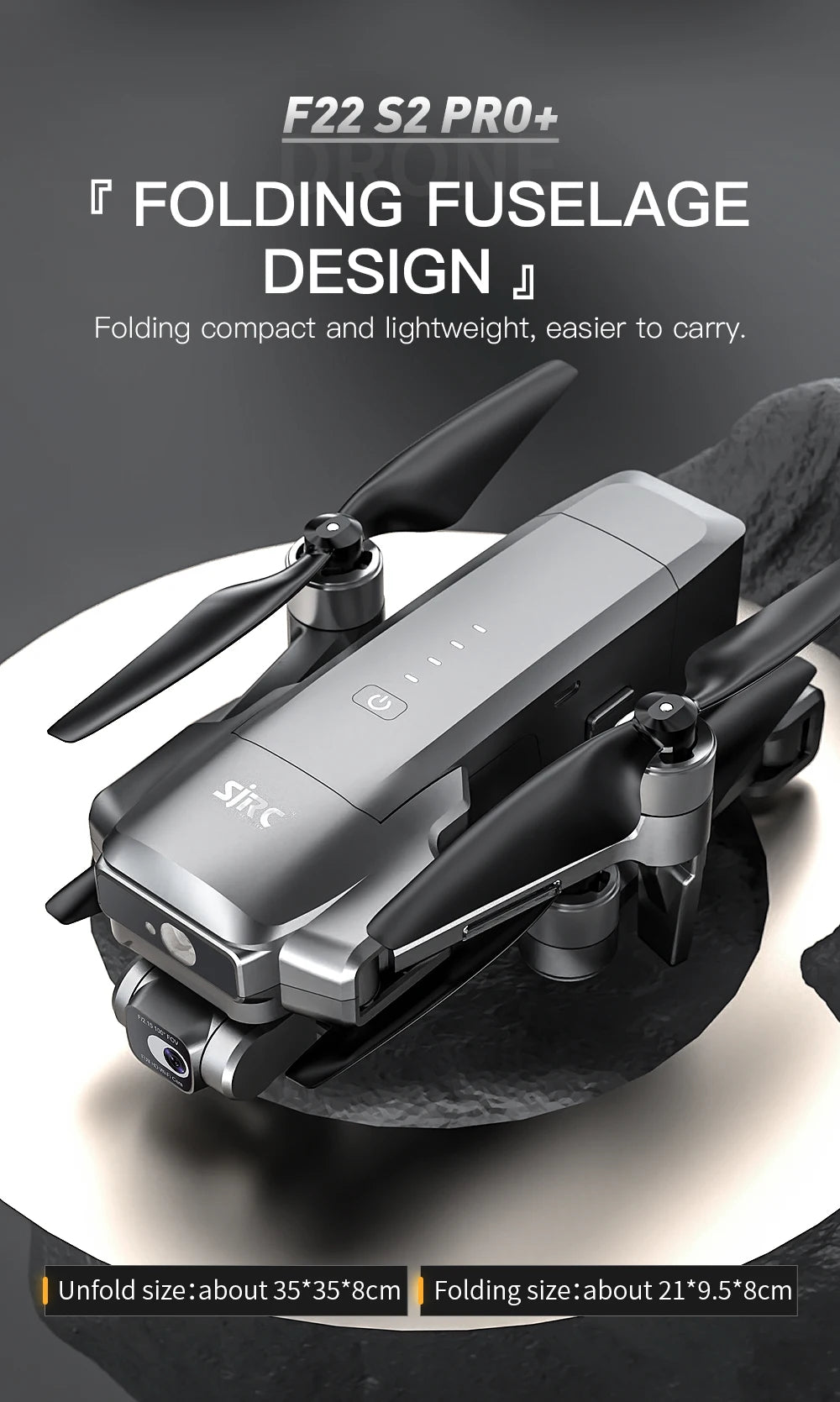 4K GPS Camera Drone with Obstacle Avoidance and Gimbal - Tidesmit Tidesmit