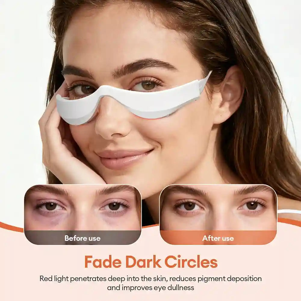 3D Heated Eye Massager Glasses - Portable Fatigue Relief USB Device Eye Massage Instrument Tidesmit