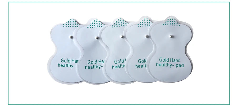 TENS Electrode Pads - Reusable Gel Pads for Electric Massager (50pcs) Back Massage Instrument Tidesmit