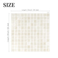 10 Sheets Brick Wall Stickers 3D Mosaic Patterned Vinyl Tiles Marble Textured Surface Wallpaper For Home Application