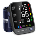 Kingclinic Blood Pressure Machine, Automatic Digital Upper Arm Blood Pressure Monitor with Adjustable Large Cuff