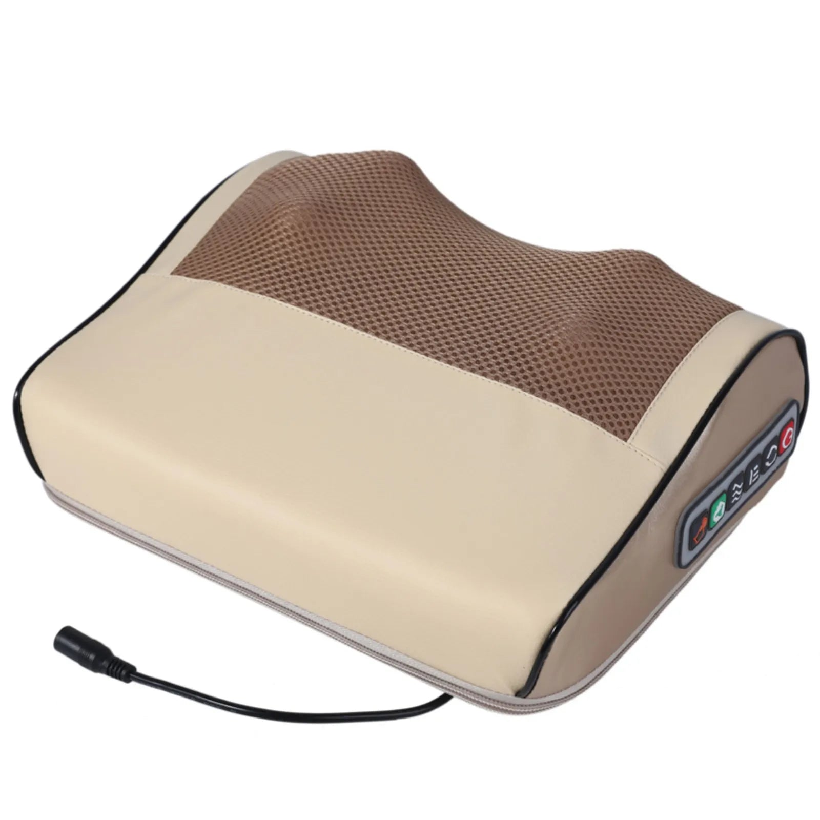 Tidesmit Neck Massager Pillow with Heat – Deep Tissue Muscle Relief Massage Cushion Ivory Tidesmit