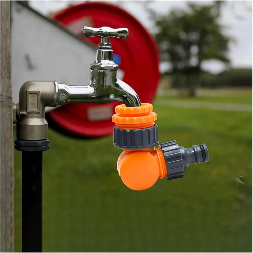 Garden Hose Connector Faucet Adapter For Inch Hose Reel Cart Plastic Click-lock Quick ConnectionFor Watering Irrigation Gard