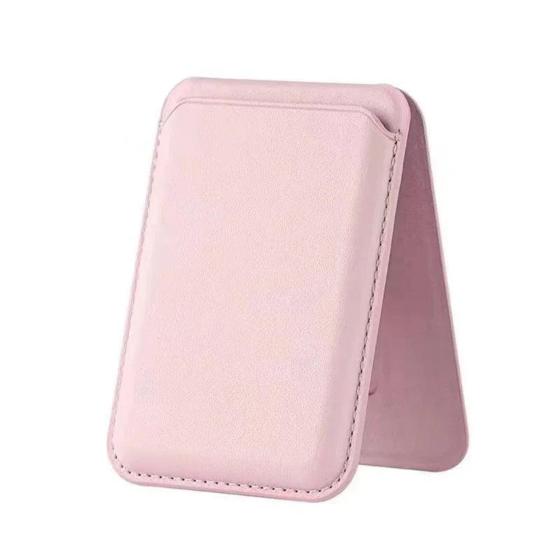 Magnetic Leather Wallet Case for iPhone 15 Pro Max with Kickstand 04 Tidesmit
