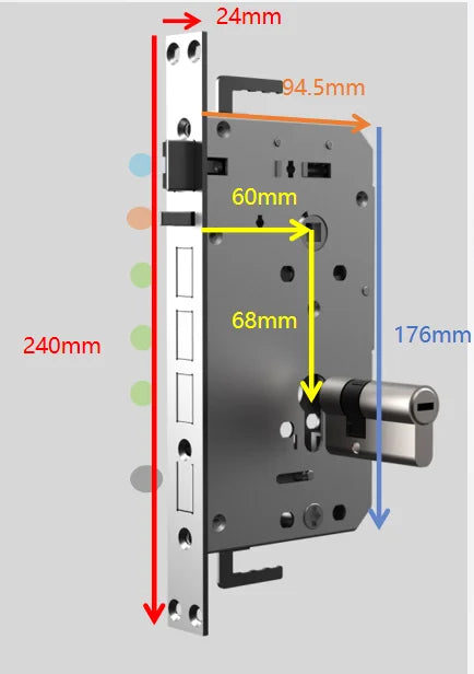 New Aqara Smart Door Lock A100 Pro Zigbee Bluetooth 5.0 NFC Card Lock Bluetooth Smart Fingerprint Unlock Work with Apple Homekit