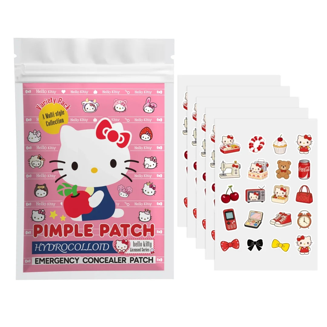 Hello Kitty Acne Pimple Patch Hydrocolloid Blemish Cover Waterproof Invisible for Teens Women Skincare