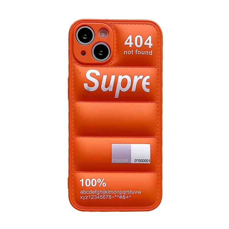 iPhone 17 Pro Max Puffer Case | Shock-Absorbing Down Jacket Cover Black Tidesmit