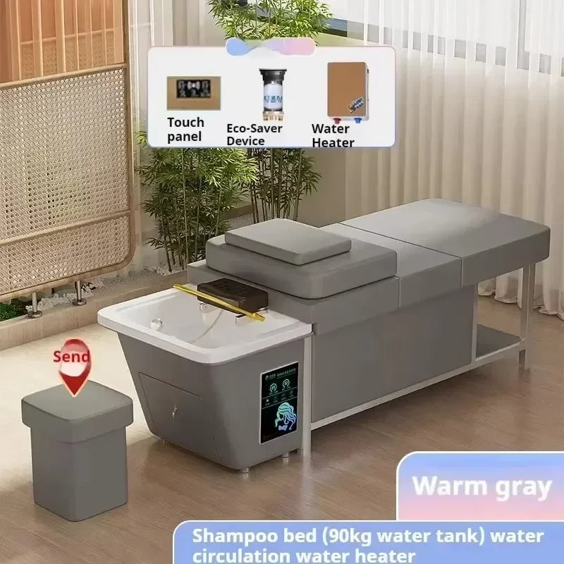 Thai Massage Table with Integrated Shampoo Basin and Water System Massage Chairs Set-2 Tidesmit