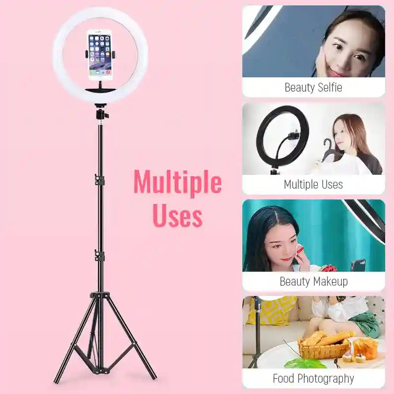 LED Ring Light with Tripod Stand for Pro Content Creation | Tidesmit Tidesmit