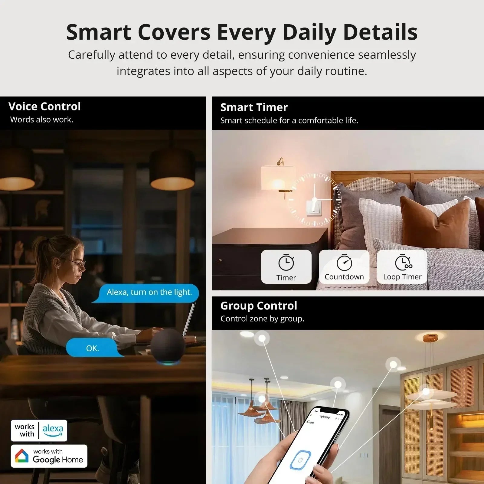 Zigbee Smart Switch ZBMINIR2 - Compact 2-Way Smart Home Automation Module Tidesmit