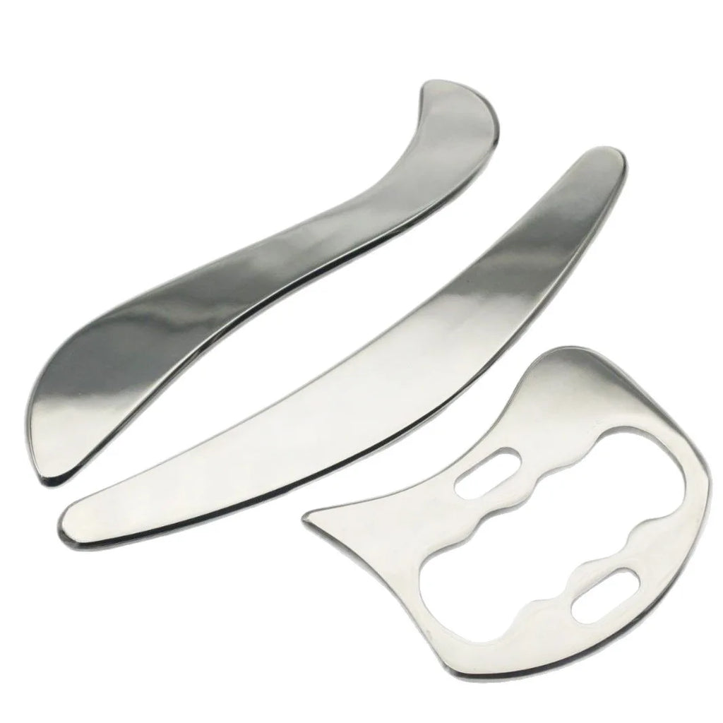 Myofascial Release Tool: Professional Stainless Steel Gua Sha Scraper Fascia Gun Tidesmit
