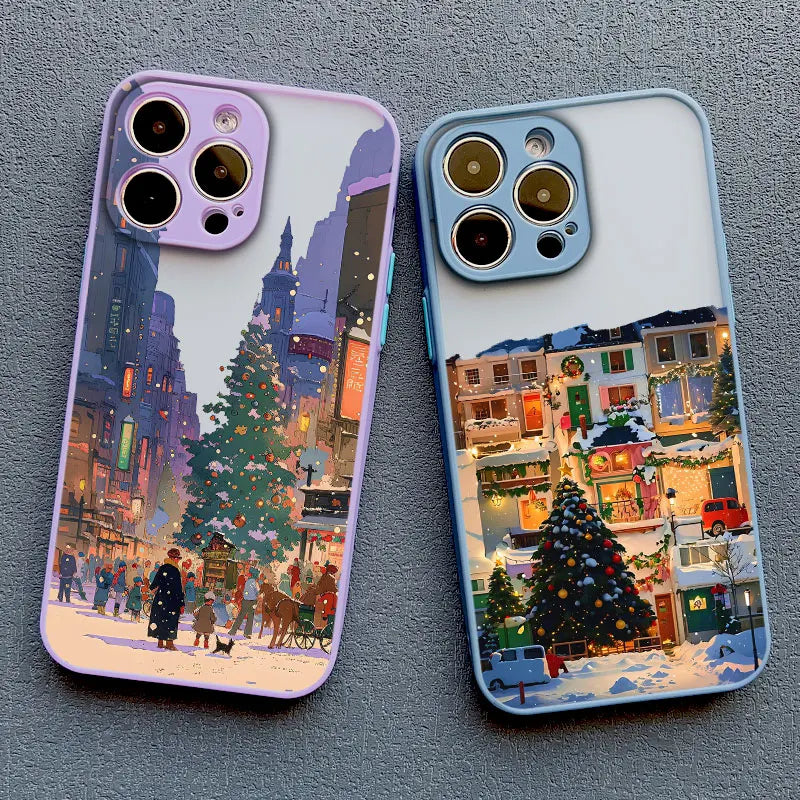 Christmas Cartoon Phone Case for iPhone 16 Pro Max - Shock-Absorbing Cover Tidesmit