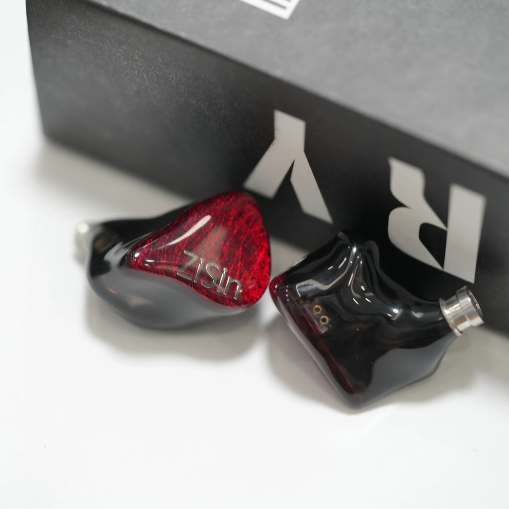Vermilion Flame Hybrid 1DD+2BA IEM Earphones by Tidesmit Tidesmit