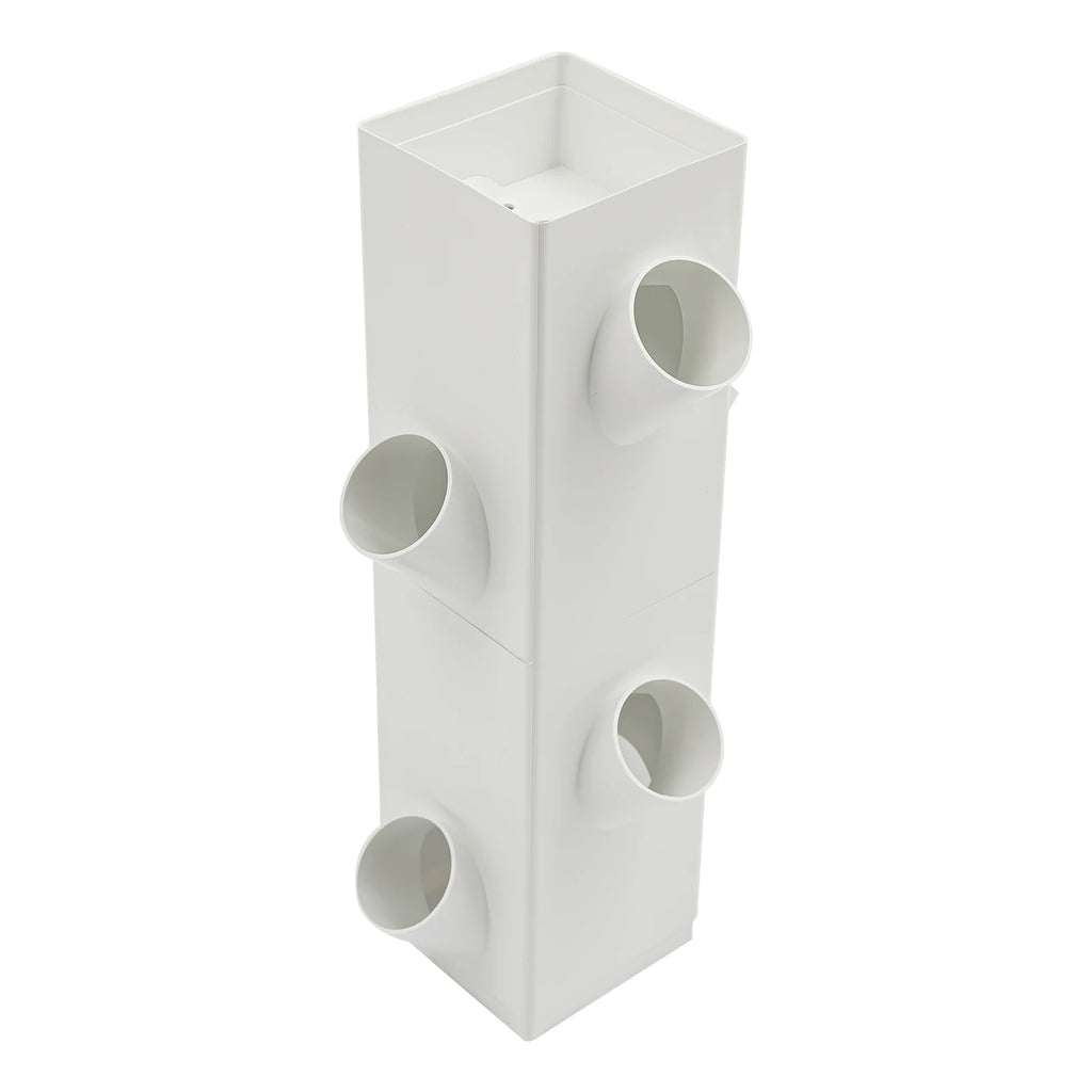 56-Plant Hydroponic Growing Tower 220v Outdoor Indoor Vertical Garden Smart Garden Kit Hydroponics Growing Tower with 4 Wheels