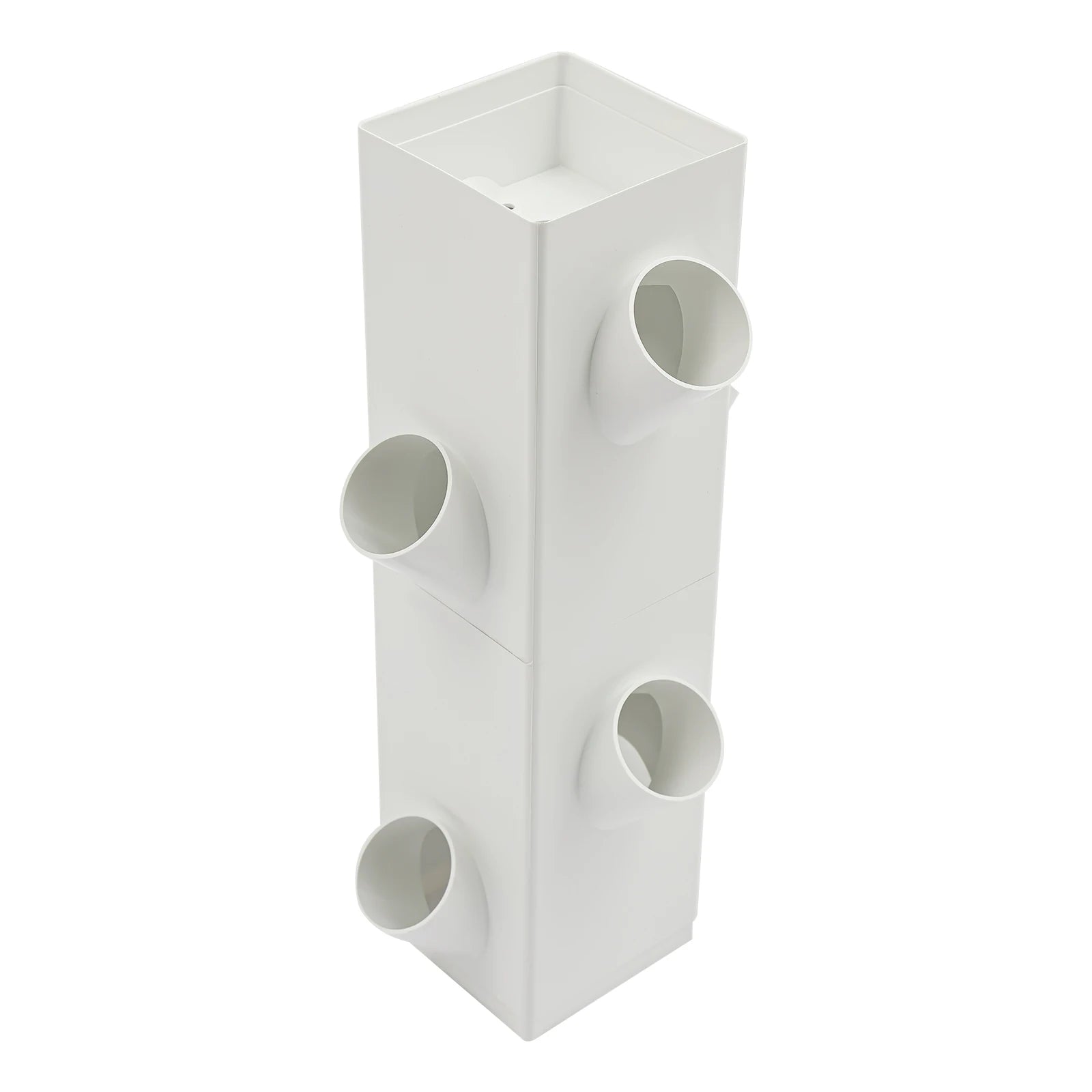 56-Plant Hydroponic Growing Tower 220v Outdoor Indoor Vertical Garden Smart Garden Kit Hydroponics Growing Tower with 4 Wheels