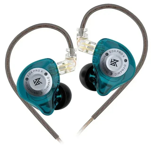Wired Earbuds with Microphone and HiFi Bass Noise Cancelling Tidesmit Cyan NO MIC China Mainland Tidesmit