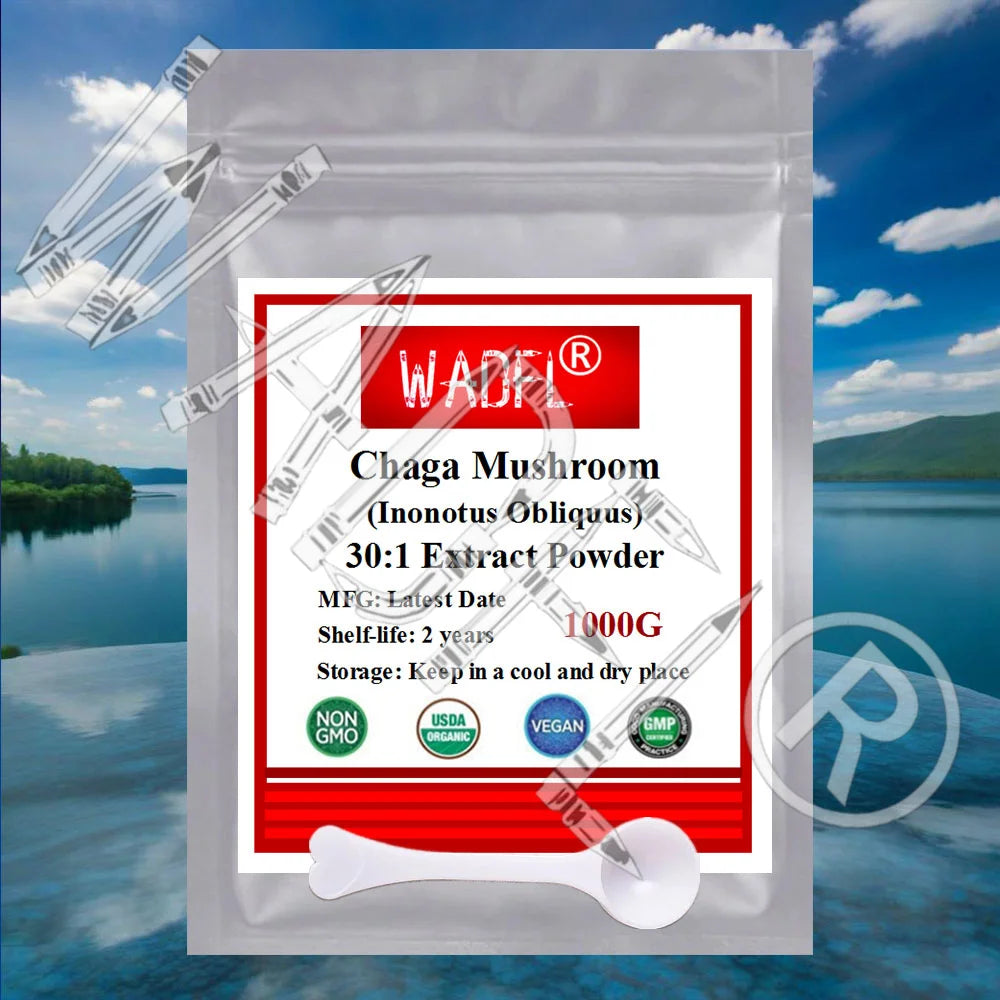 Customized Proportion Packaging Bulk Chaga Mushroom Extract Powder Out Packing Aluminum Foil Bag