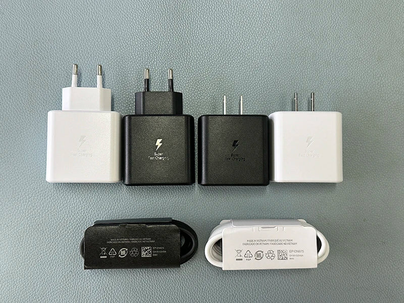 Samsung 45W USB-C Fast Charger for Galaxy S24 S25 Series Tidesmit