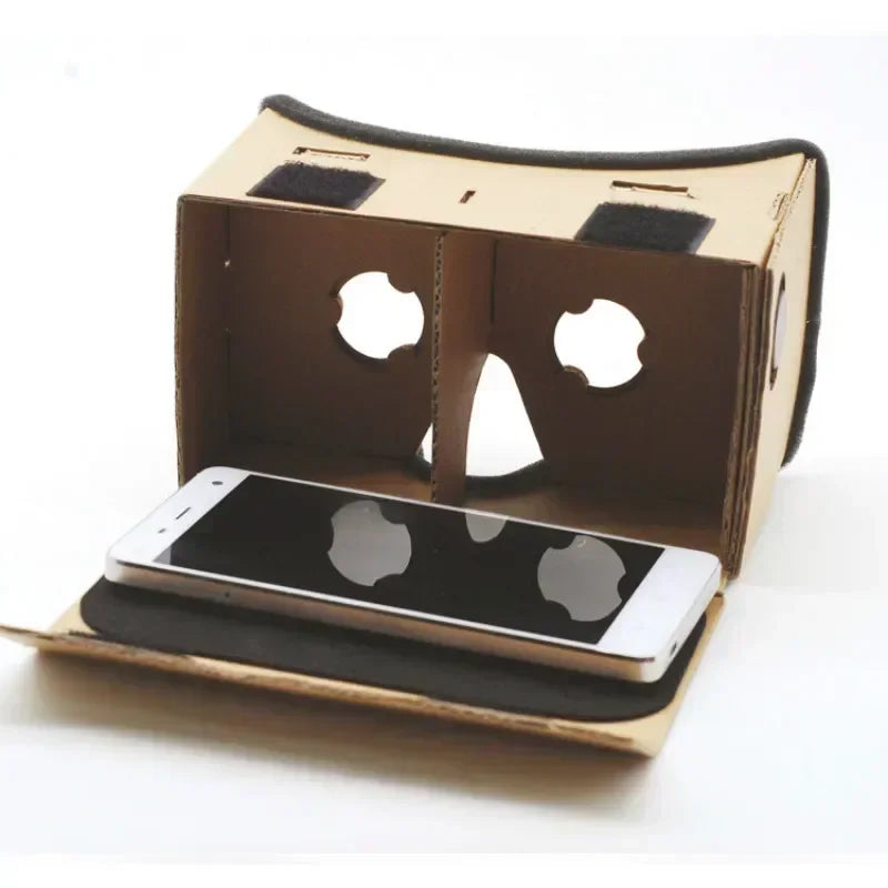 Google Cardboard VR Headset - 25mm Lens Smartphone Virtual Reality Viewer Tidesmit