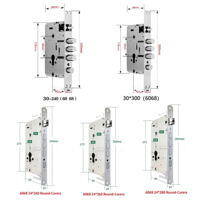 3D Face Real-time Intercom Smart Door Lock Biometric Electronic Security Camera Intelligent Fingerprint Password Key Unlock