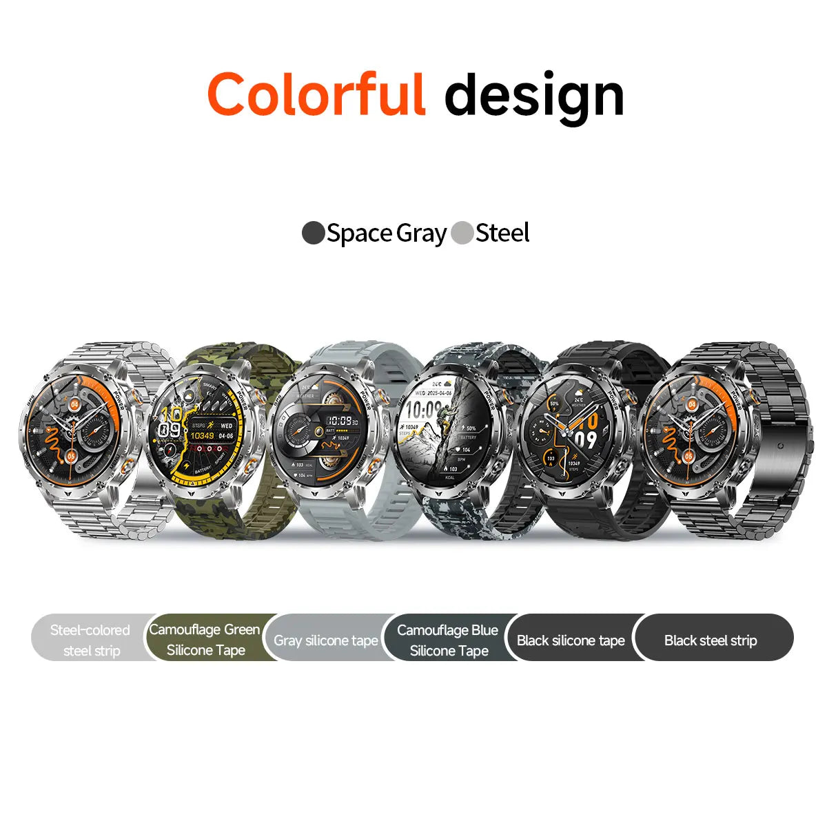 GPS Outdoor Military Smart Watch Men 1100mAh Large Battery Flashlight+SOS COMPASS Bluetooth Call 10ATM Waterproof Sports Watches
