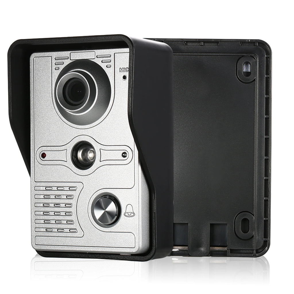IR-CUT Outdoor Camera 7 inch Wired Video Doorbell Indoor Monitor Visual Intercom Two-way Audio Remote Unlock Video Door Phone