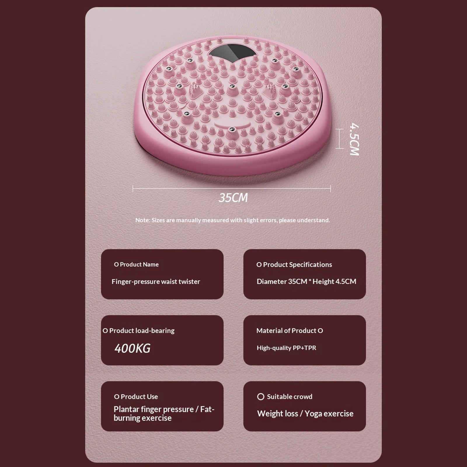 Waist Twisting Disc with Magnetic Foot Massage - Tidesmit Body Shaping Body Shaping Massage Equipment Tidesmit