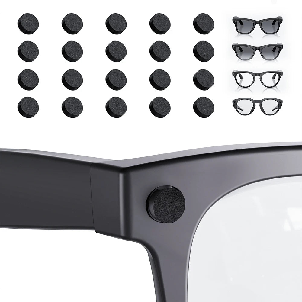 LED Light Blocking Covers for Smart Glasses (20 Pack) - Tidesmit Tidesmit
