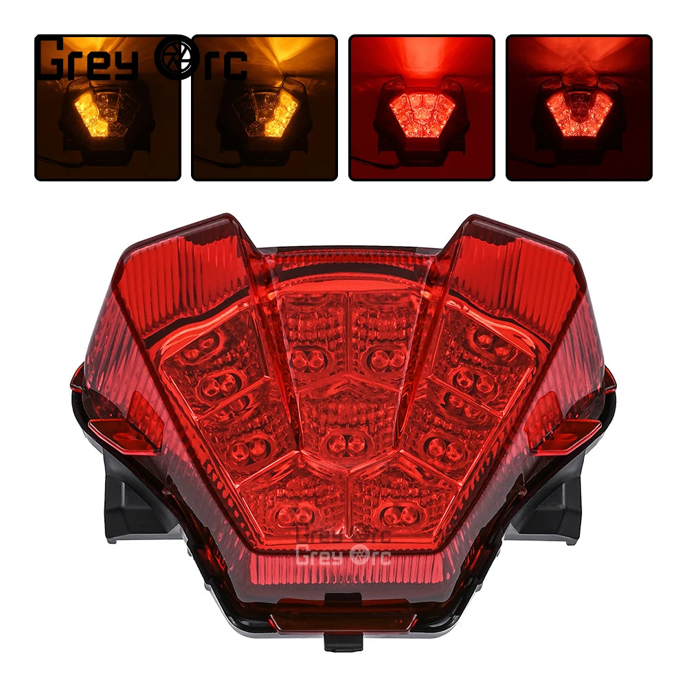 Motorcycle LED Rear Tail Light Brake Turn Signal Integrated Light For Yamaha MT-07 MT07 2018 2019 2020 2021 2022 2023 2024