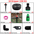 Garden Drip Irrigation 1 4 Inch Spike Sprinkler Automatic Watering System Kit for Bonsai Pot Plant Flower Vegetable Greenhouse