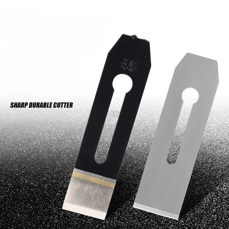 New Woodworking High Speed Steel Blade and White Steel Polishing Knife Set Fast Planer Woodcutting Knife Root Carving Tools DIY