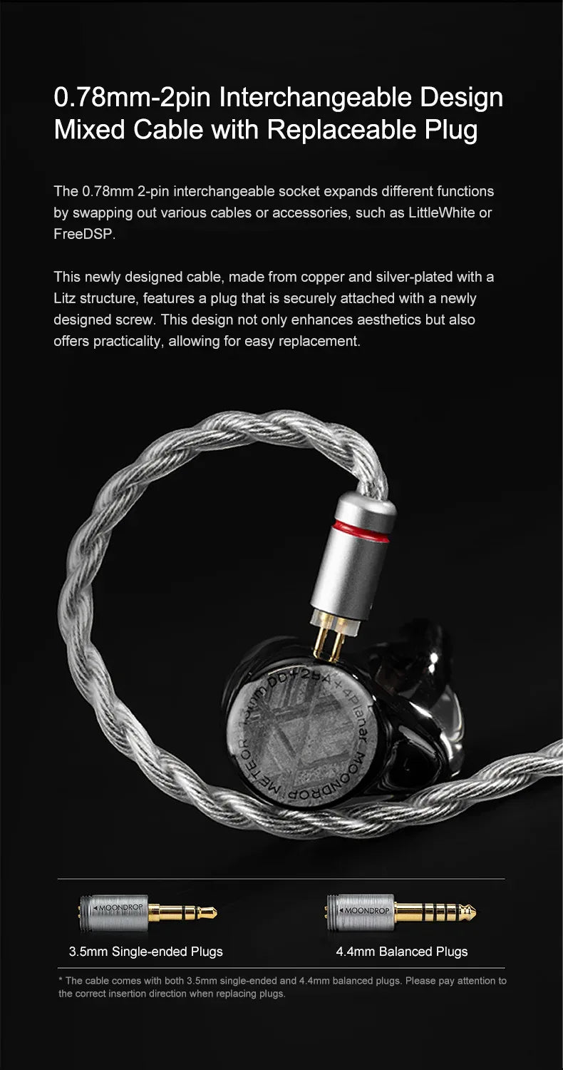 Moondrop Meteor 7-Driver Hi-Fi Hybrid In-Ear Monitors by Tidesmit Tidesmit