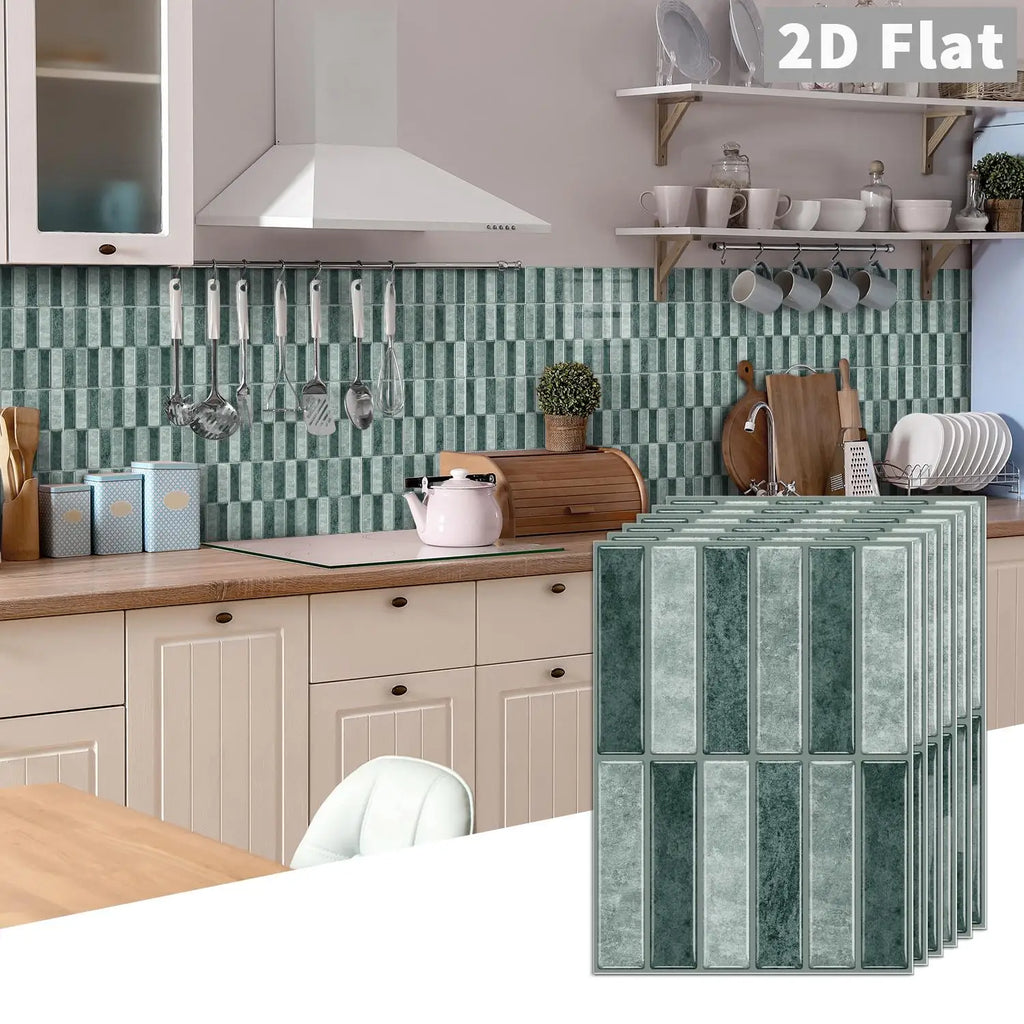 Peel-and-stick self-adhesive tile stickers Self-adhesive tile decals Kitchen and bathroom backsplash decoration Bedroom decor