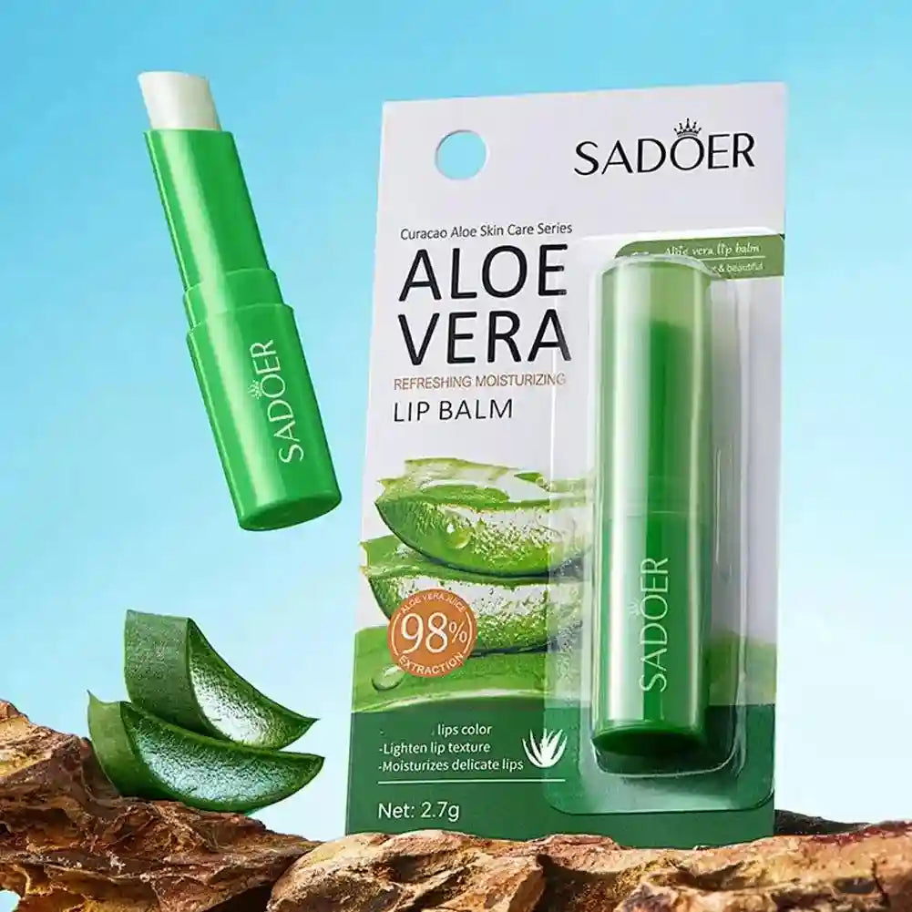 Aloe Vera Lip Balm 5-Pack: Nourishing Moisturizing Lip Treatment Lip Care Tidesmit