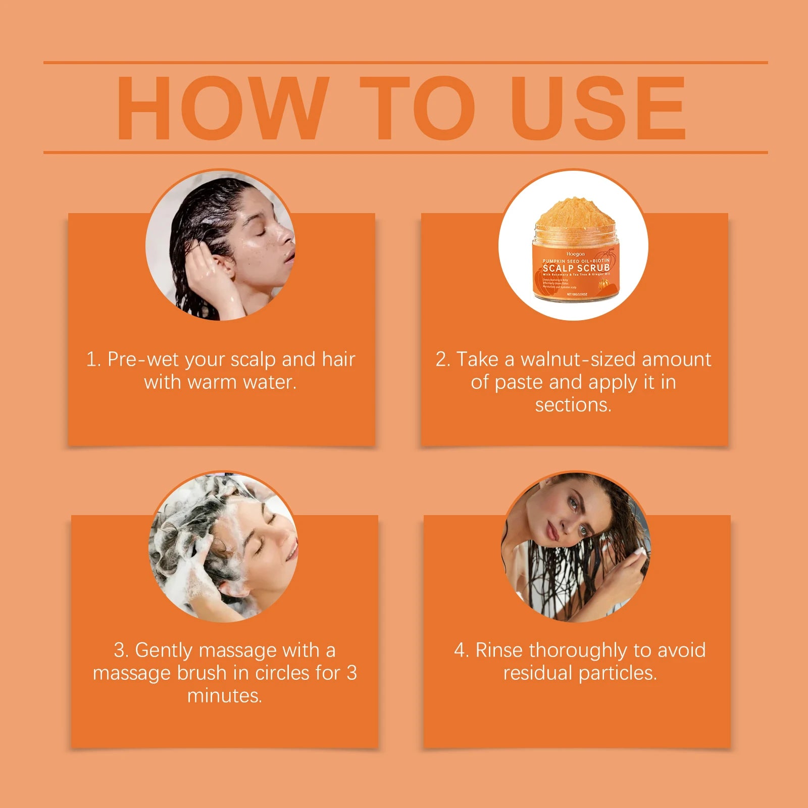 Scalp Nourishing Scrub: Professional Gentle Exfoliating Hair Treatment Scrubs Treatments Tidesmit