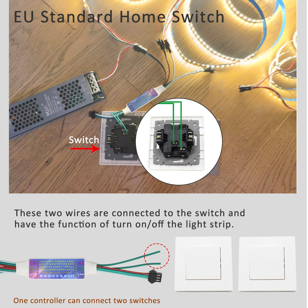 24V Horse Race Running Water Strip Light COB Flexible Ribbon 5M 10M 15M 20M Tape Lamp Work with Smart Switch Control Controller