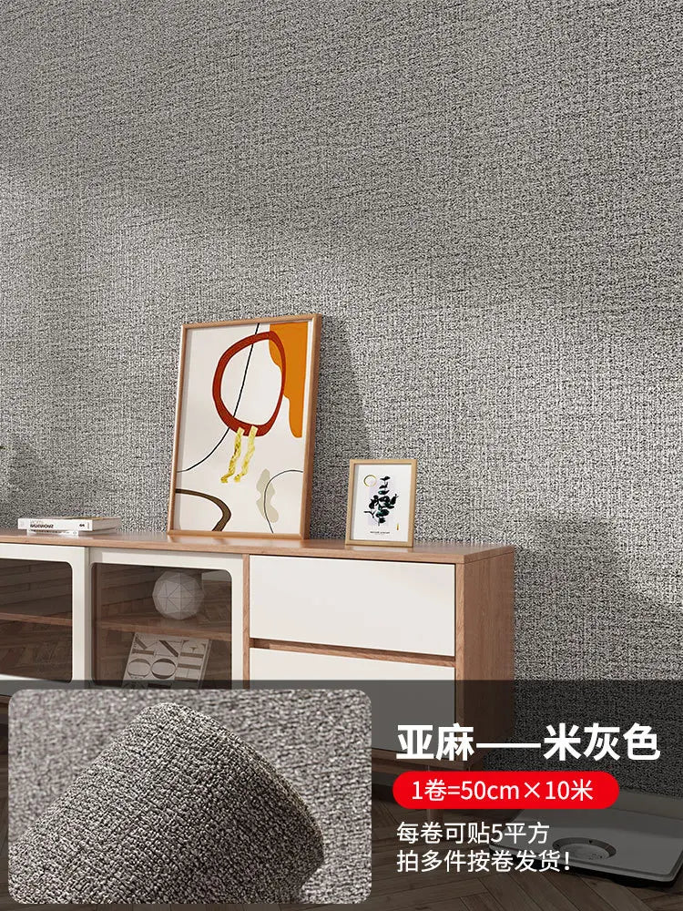 10m Self Adhesive 3D Wall Panel Wallpaper Foam Soundproof Waterproof 3D Wall Sticker New Design Bedroom Wallpaper Thickening