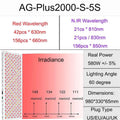 Newest 300W 500W 900W 1500W 2000W 630nm 660nm LED Red Light Therapy 810nm 830nm 850nm NIR Therapy Light for full body, grow lamp