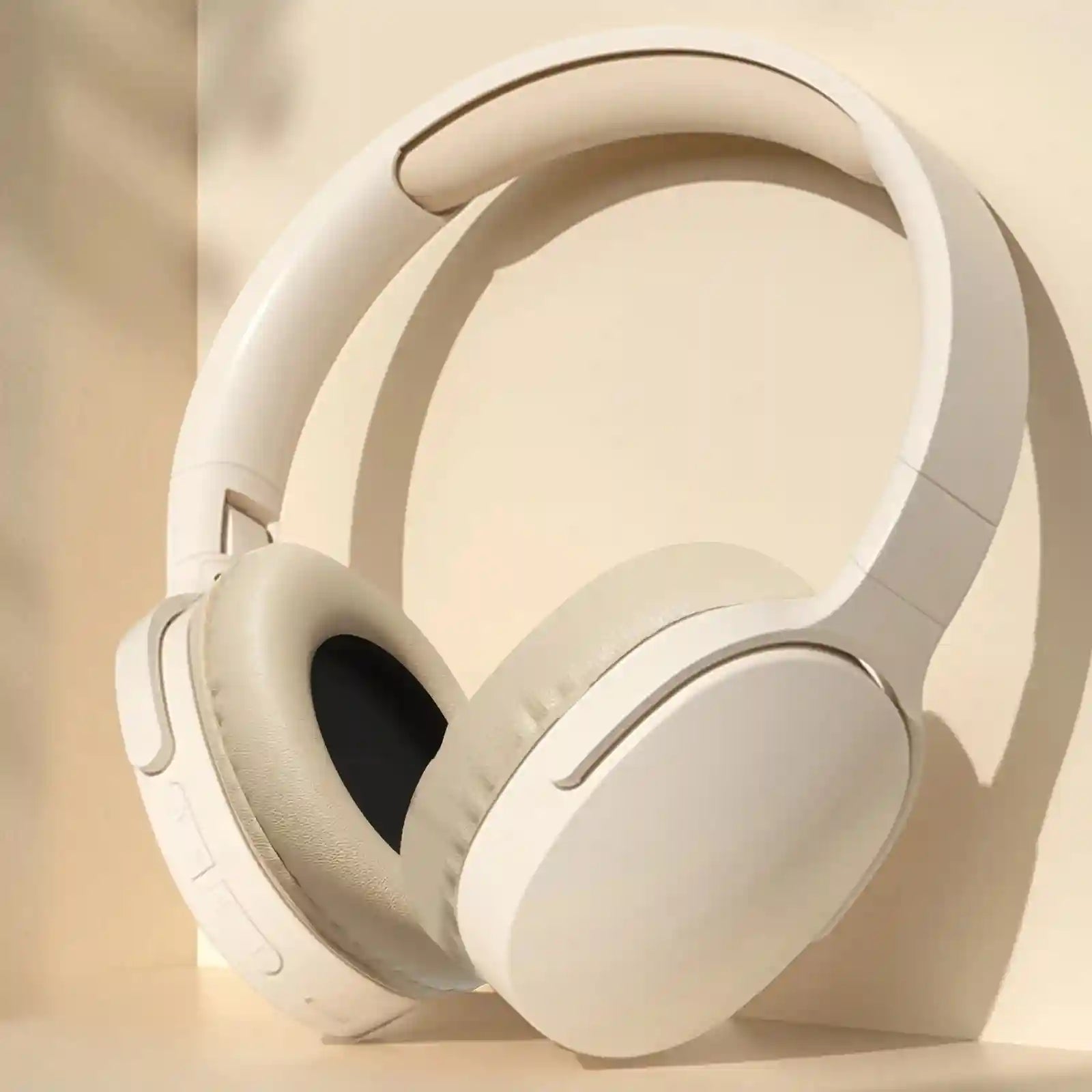 Wireless Bluetooth Headphones - Over-Ear Active Noise Cancellation khaki Tidesmit