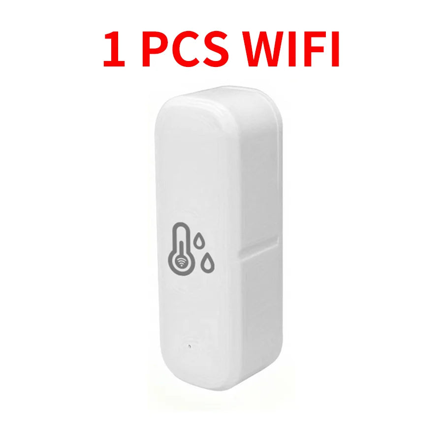 WiFi Temperature Humidity Sensor: Smart Home Remote Monitor 1 pcs WiFi Tidesmit