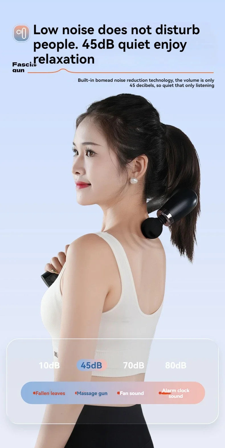 Deep Tissue Massage Gun – Portable Electric Muscle Relief Tool Body Shaping Massage Equipment Tidesmit