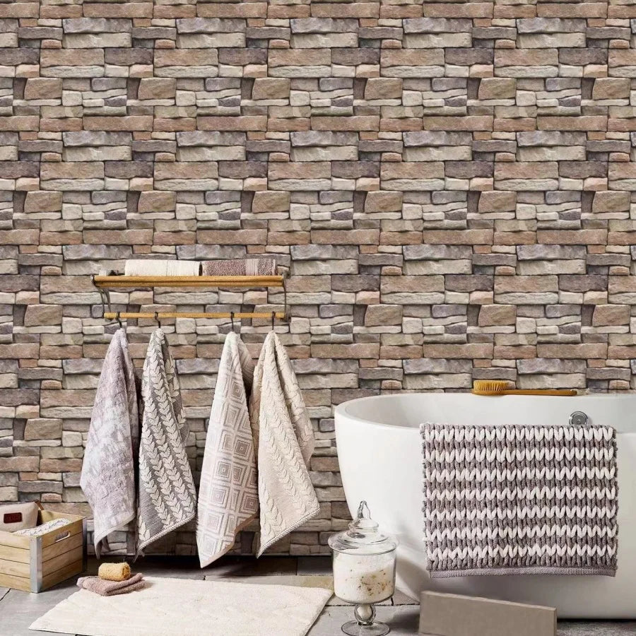 5/10Pcs Peel and Stick Tile Backsplash Thicker Design Marble Tiles 12"X12" Stick on Backsplash Self Adhesive Tiles for Any Room