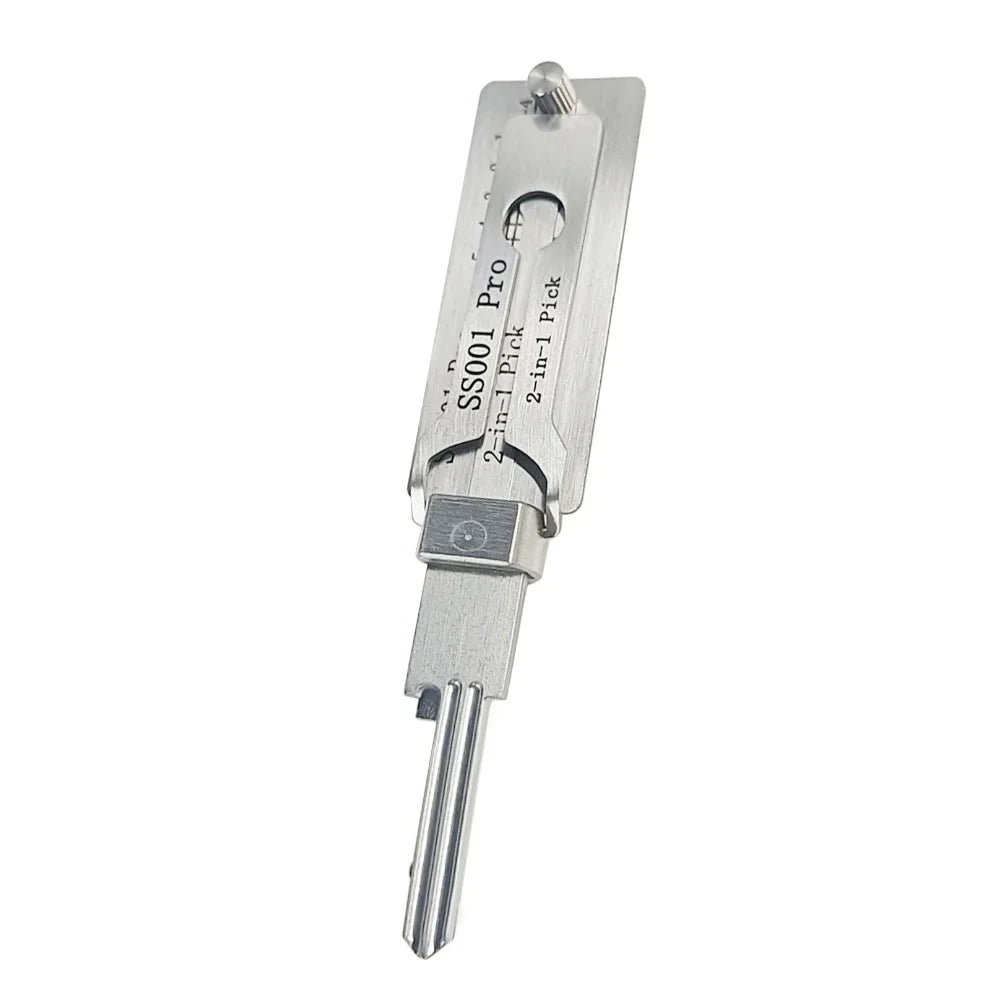 Stainless Steel Precision Tool SS001 Pro O-ring Pickup Kit Hook Tool Maintenance Repair Kit Key Decoder Only for Straight Groove
